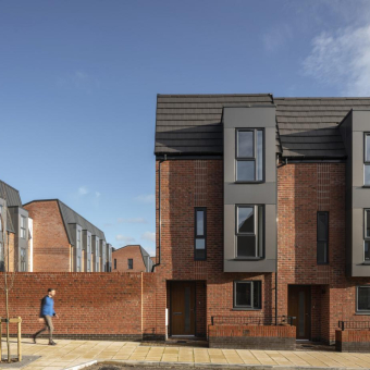 The Depot - Timber frame townhouses - Manchester (Image credits: Gavin Stewart ©)